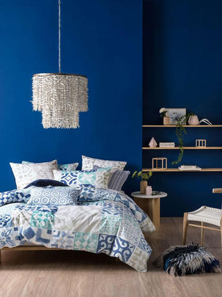 Linen House Kavala Indigo Quilt Cover Set or Accessories