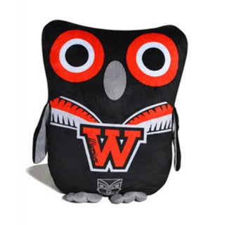 Official NRL New Zealand Warriors Owl Shaped Cushion