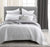 Private Collection Walsh Pewter/White Reversible  Coverlet Set