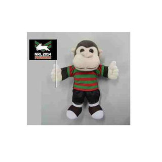 Official NRL Premiers Footy Pet Monkey - South Sydney Rabbitohs