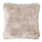 Bambury Plain Faux Fur Square Cushion 50x50 cm